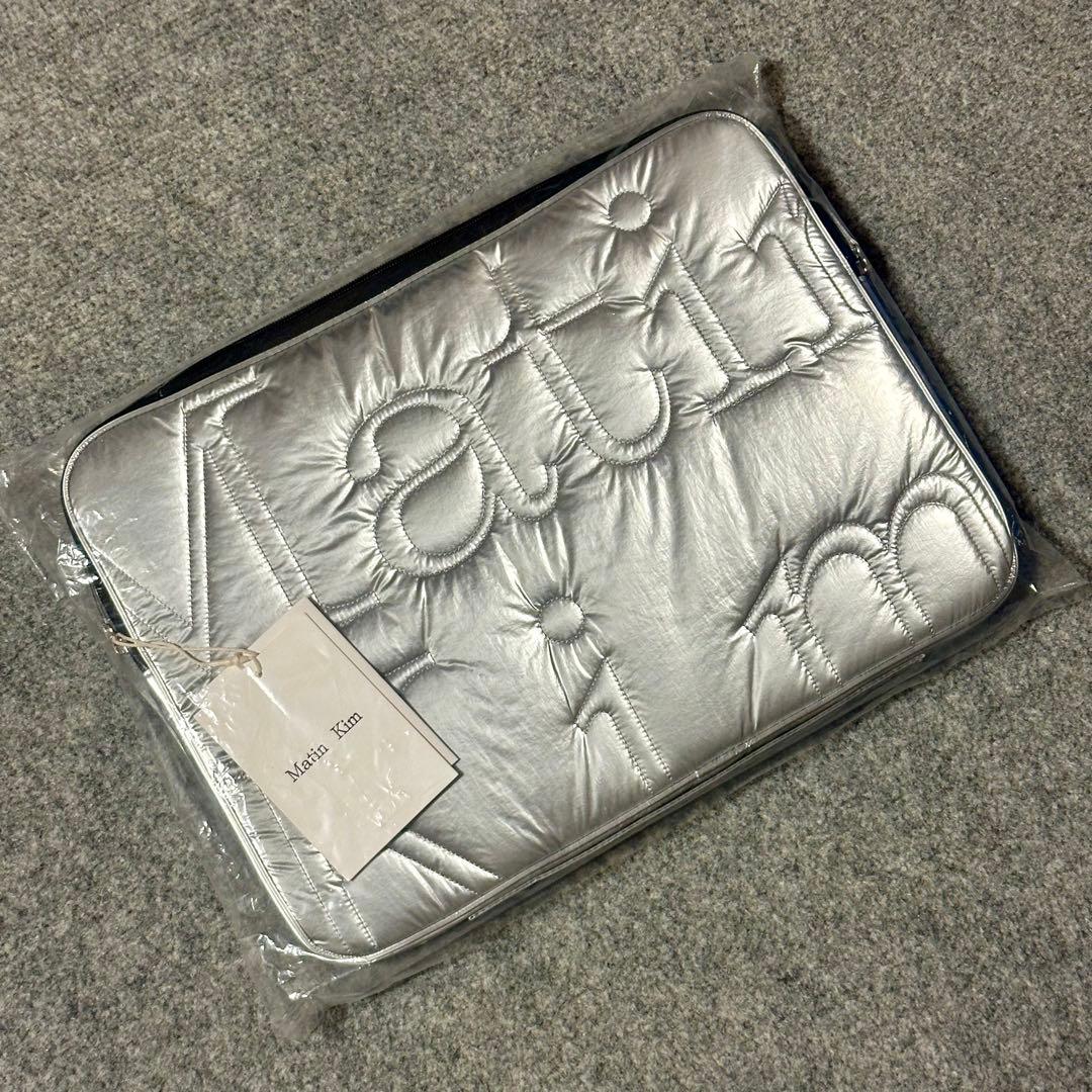 MatinKim マーティンキム　パソコンケース　マルチケース　シルバー