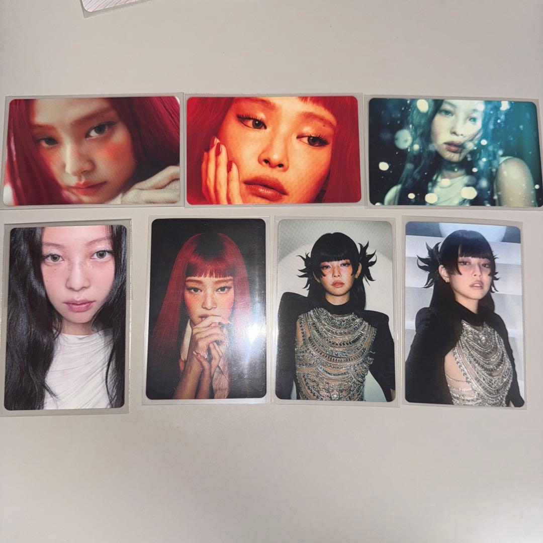 BLACKPINK ジェニJennie Ruby 日本 トレカ 7枚セット