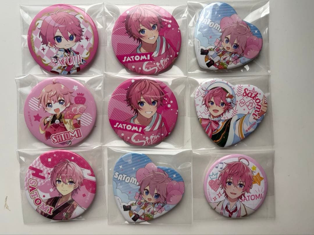 すとぷりさとみくん缶バッジセット - メルカリ