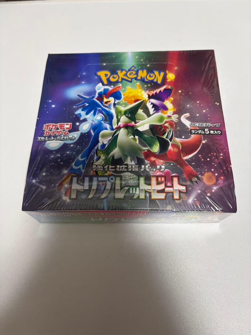 ポケモンカードゲーム トリプルビート 1box シュリンク付き ポケモンカードゲーム トリプレットビート 1BOX シュリンク付き 強化