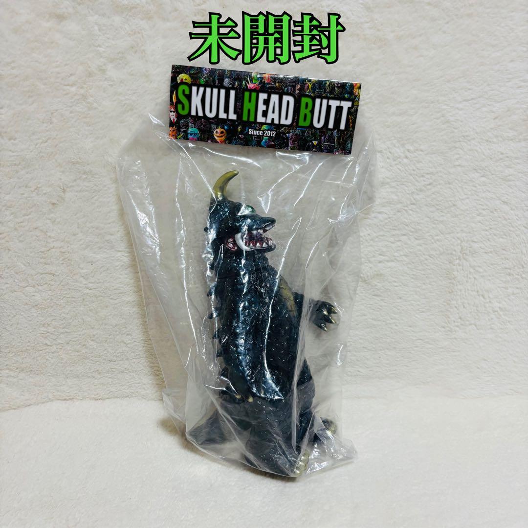 【未開封】マーミット ソフビ スカルヘッドバッド ニセザゴラ 黒成型