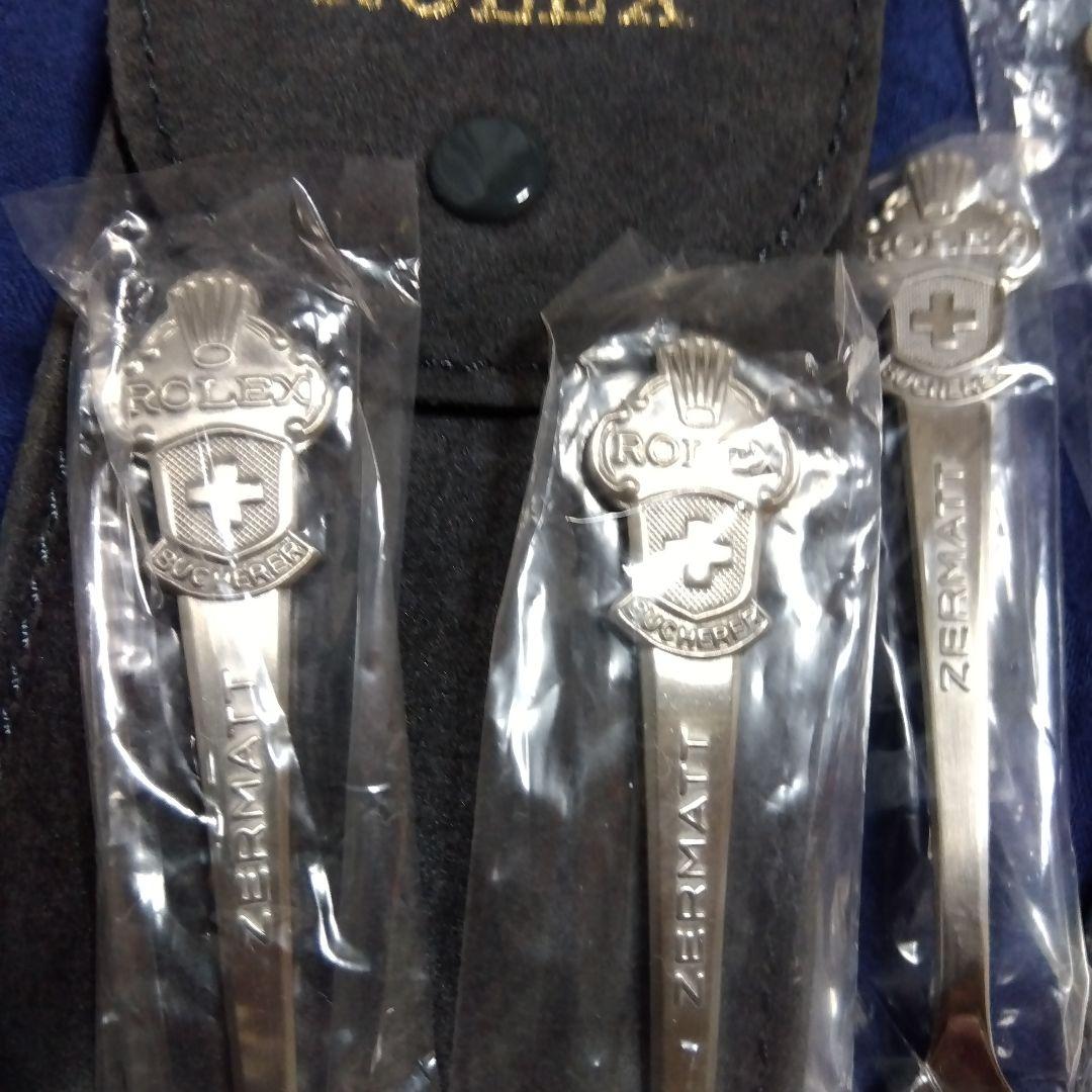 値下げ】非売品ロレックス スプーンセット 4本 ZERMATT - メルカリ