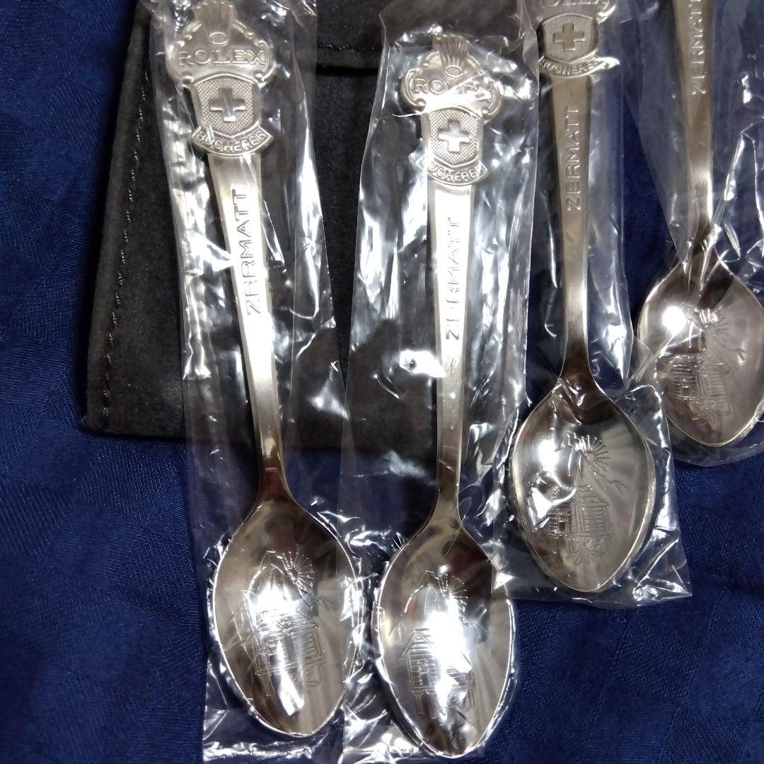 値下げ】非売品ロレックス スプーンセット 4本 ZERMATT - メルカリ