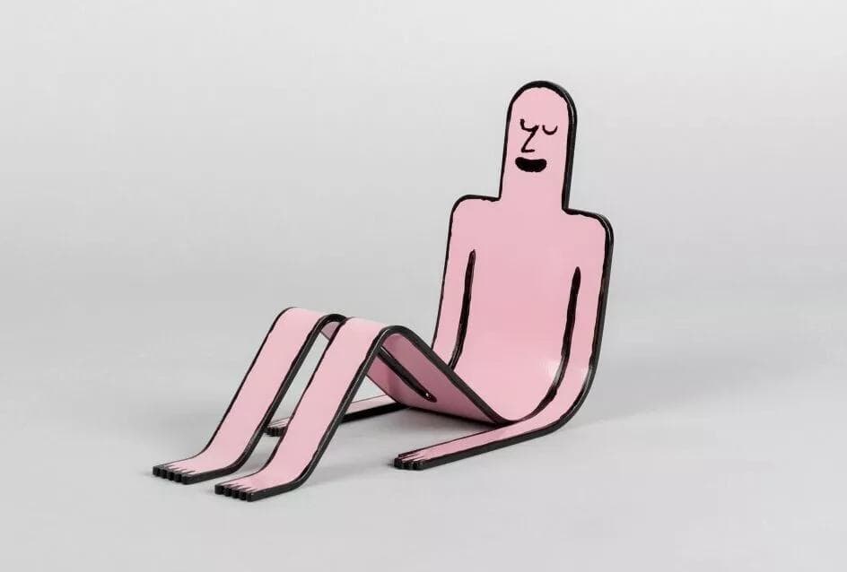 Jean Jullien ブックエンド ピンク Billy stand book アスクル ブックエンド M ピンク 10組（20個） オリジナル - アスクル