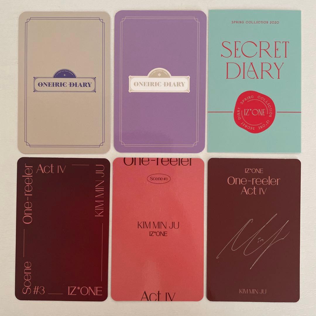 iz*one アイズワン ミンジュ トレカ 6枚 セット キムミンジュ - メルカリ