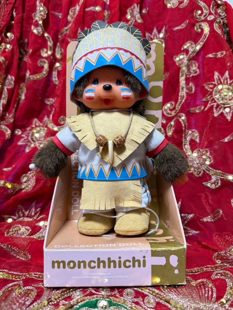 ‼️激レア‼️monchhichi インディアン風　モンチッチ！Indian