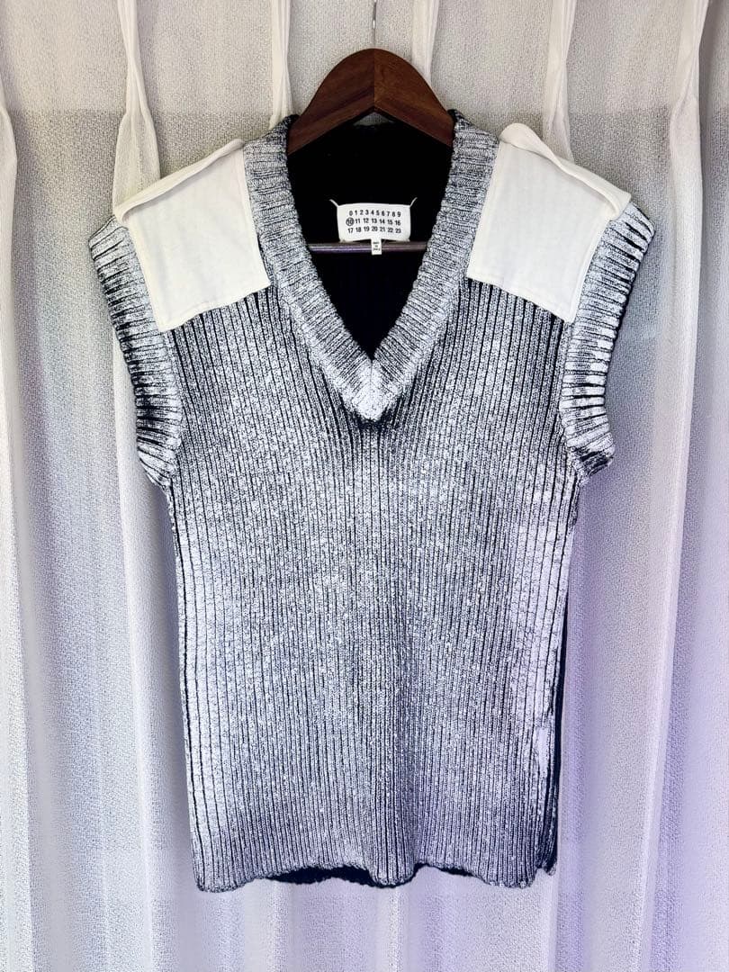 Maison Margiela ペンキニット　白　M マルジェラ