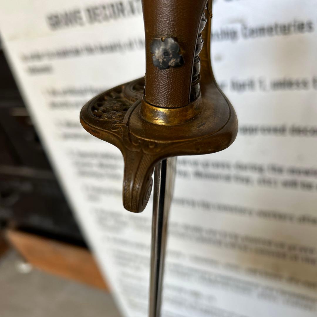 観賞用】古道具 模造刀 骨董品 日本軍 装品 インダストリアル アンティーク