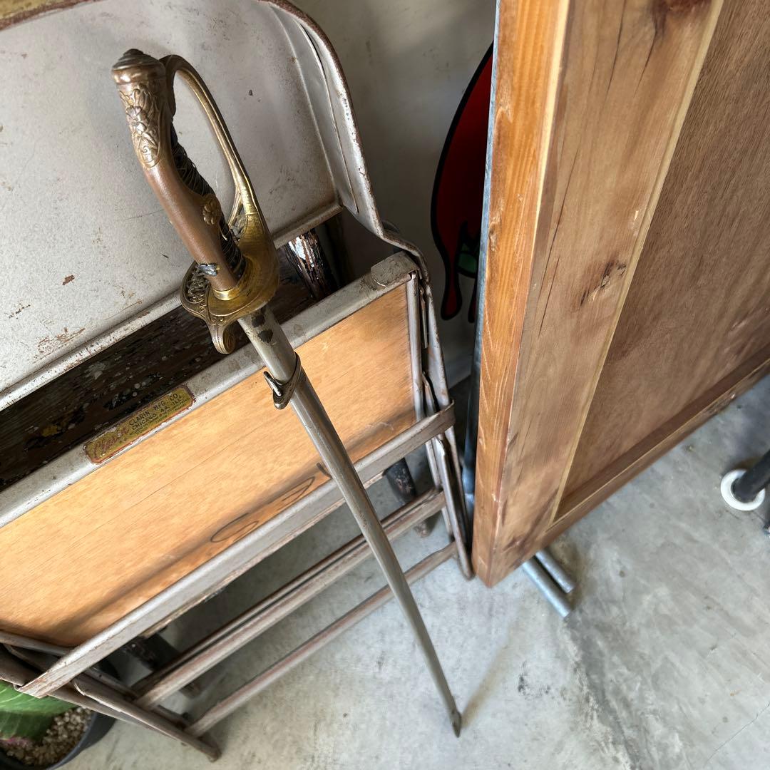 観賞用】古道具 模造刀 骨董品 日本軍 装品 インダストリアル アンティーク