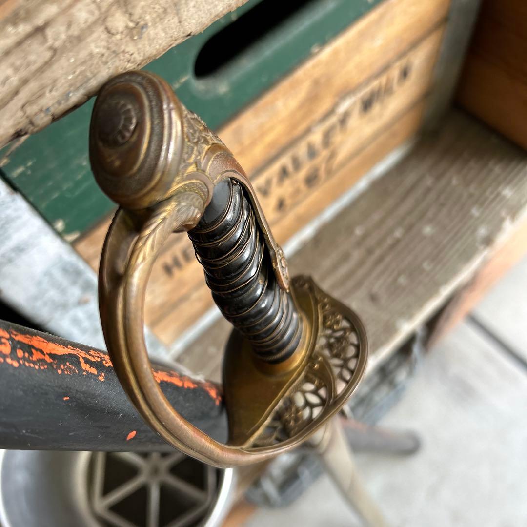 観賞用】古道具 模造刀 骨董品 日本軍 装品 インダストリアル アンティーク