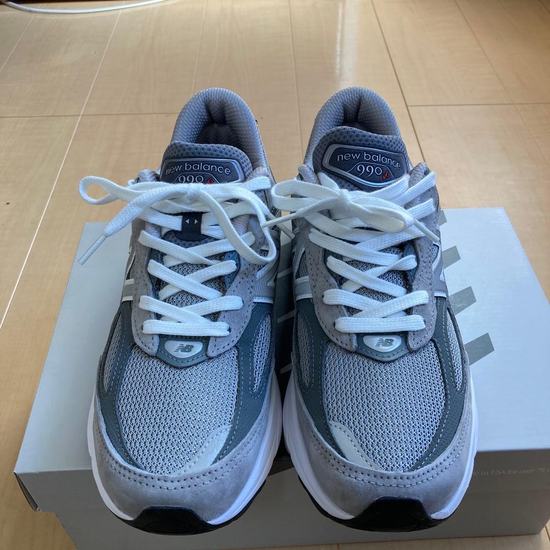 【直営店購入】New Balance 990V6 D 25.5cm グレー