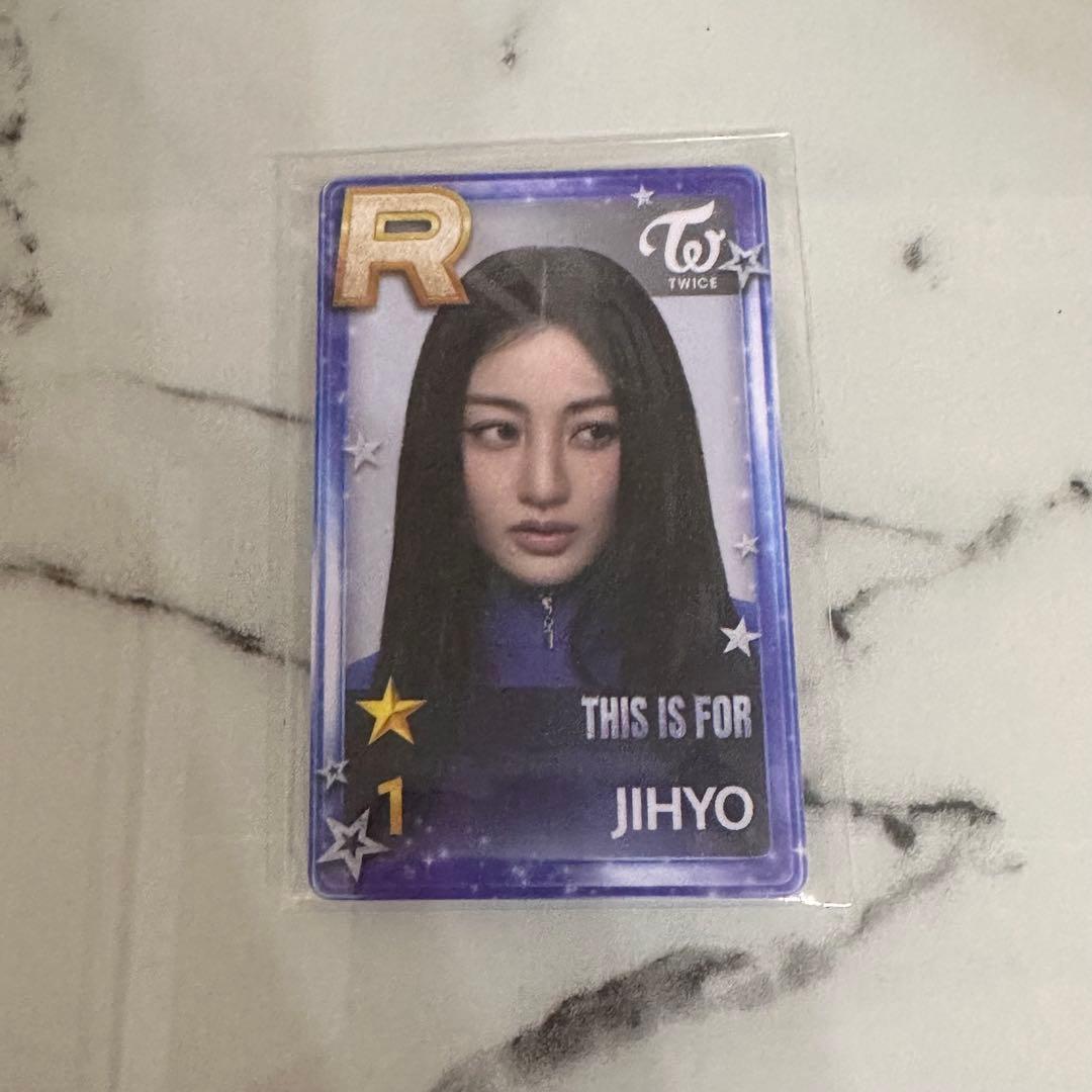 TWICE ssjyp リアルカード トレカ ジヒョ - メルカリ