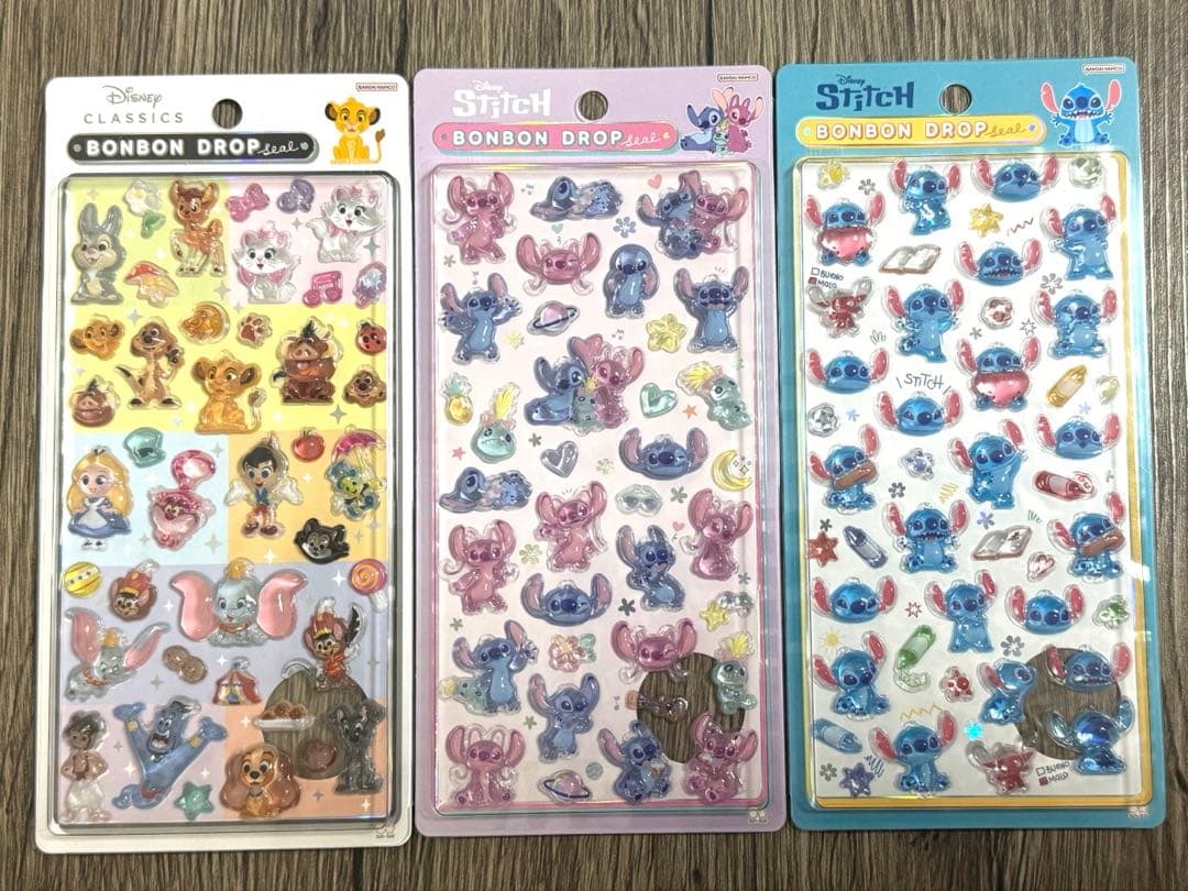 ボンボンドロップシール ディズニー クラシック スティッチ 正規品