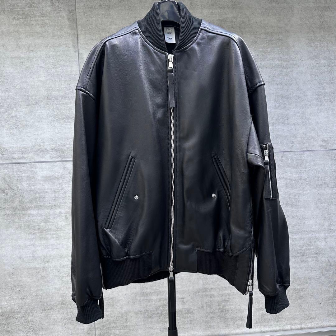 レザー ボンバージャケット X MAISON SPECIAL ザラ ZARA - メルカリ