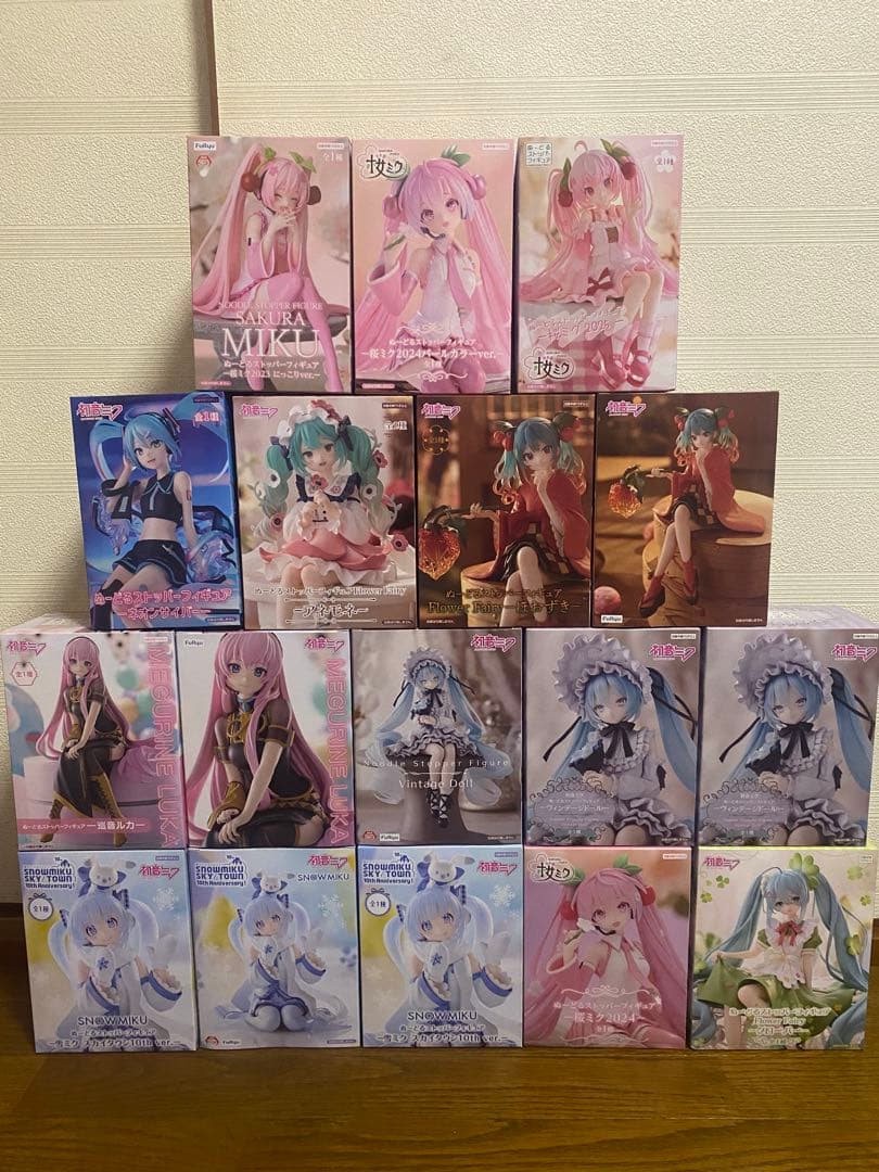 初音ミク・巡音ルカ ぬーどるストッパー フィギュアセット