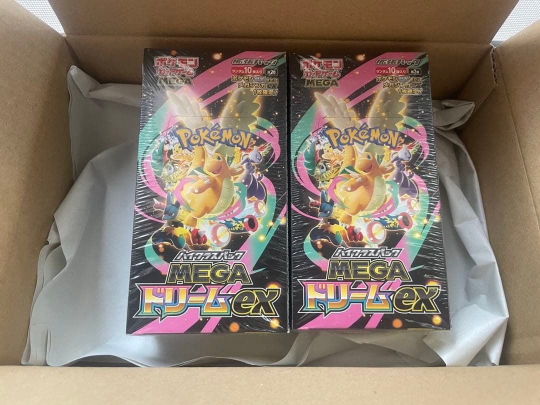 シュリンク付き MEGAドリームex 2BOX - シュリンク付き ポケモンカード