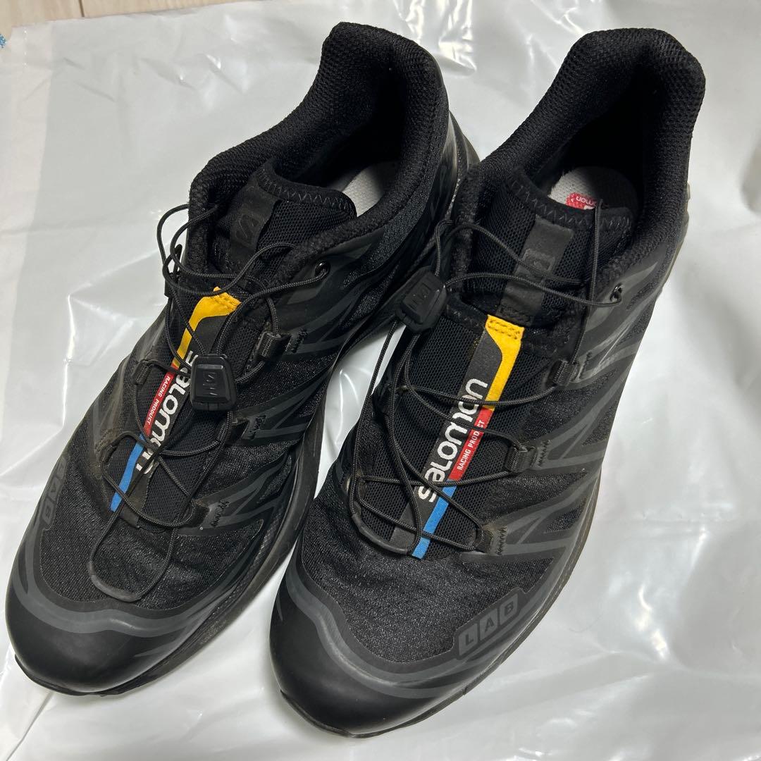 S*a様 Salomon ブラック スニーカー 27.5センチ