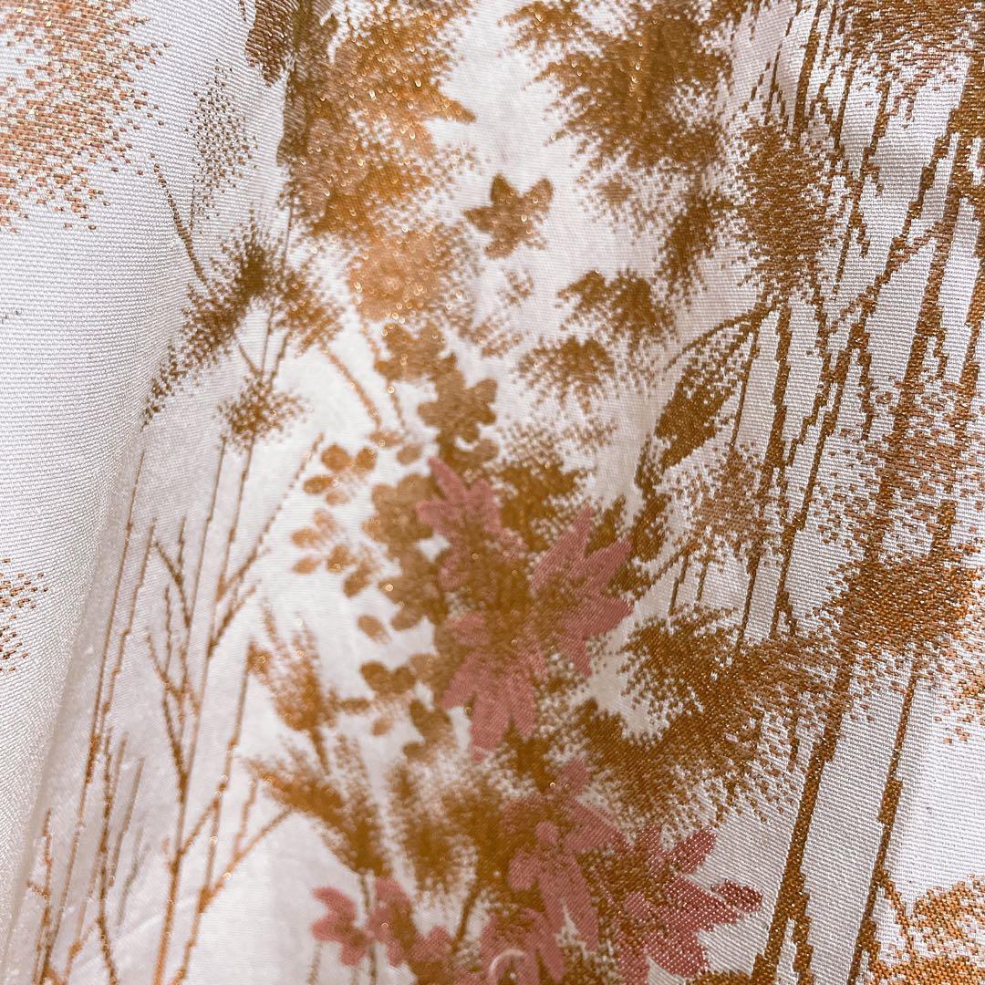 着丈140cm ラメ刺繍 マキシワンピース 着物リメイク J70413 - メルカリ