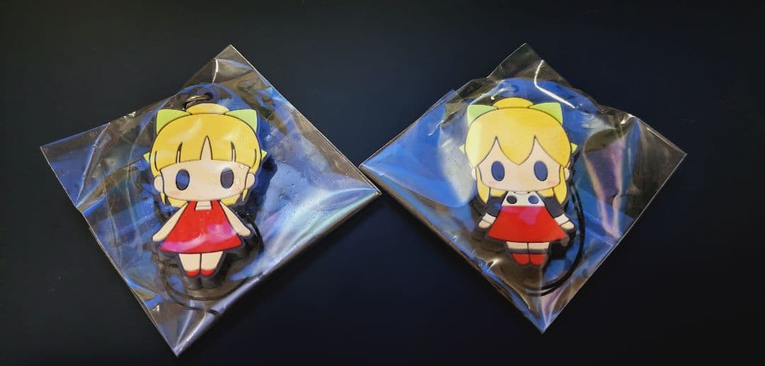 ロールちゃんラバーストラップ 2種セット 新品未使用品 ロックマン