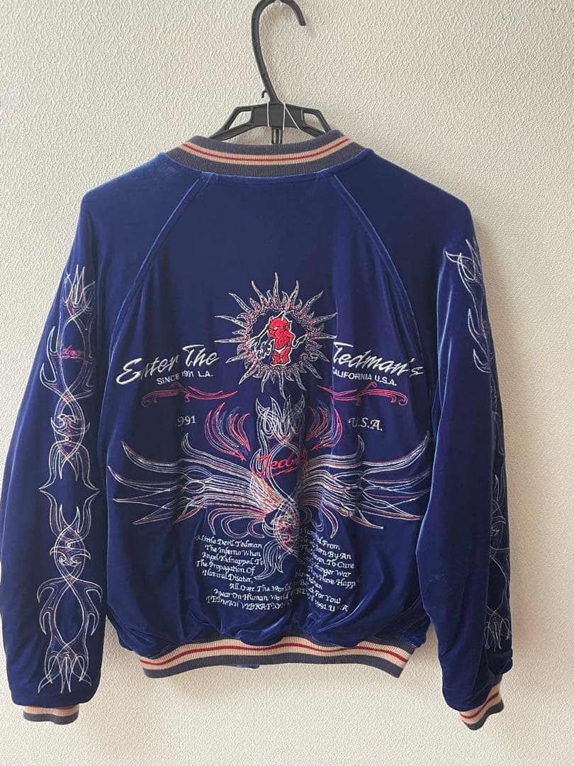 テッドマンスカジャン TSK012 サイズ40 古着　エフ商会 91s TEDMAN（テッドマン） スカジャン リバーシブル スーベニアジャケット