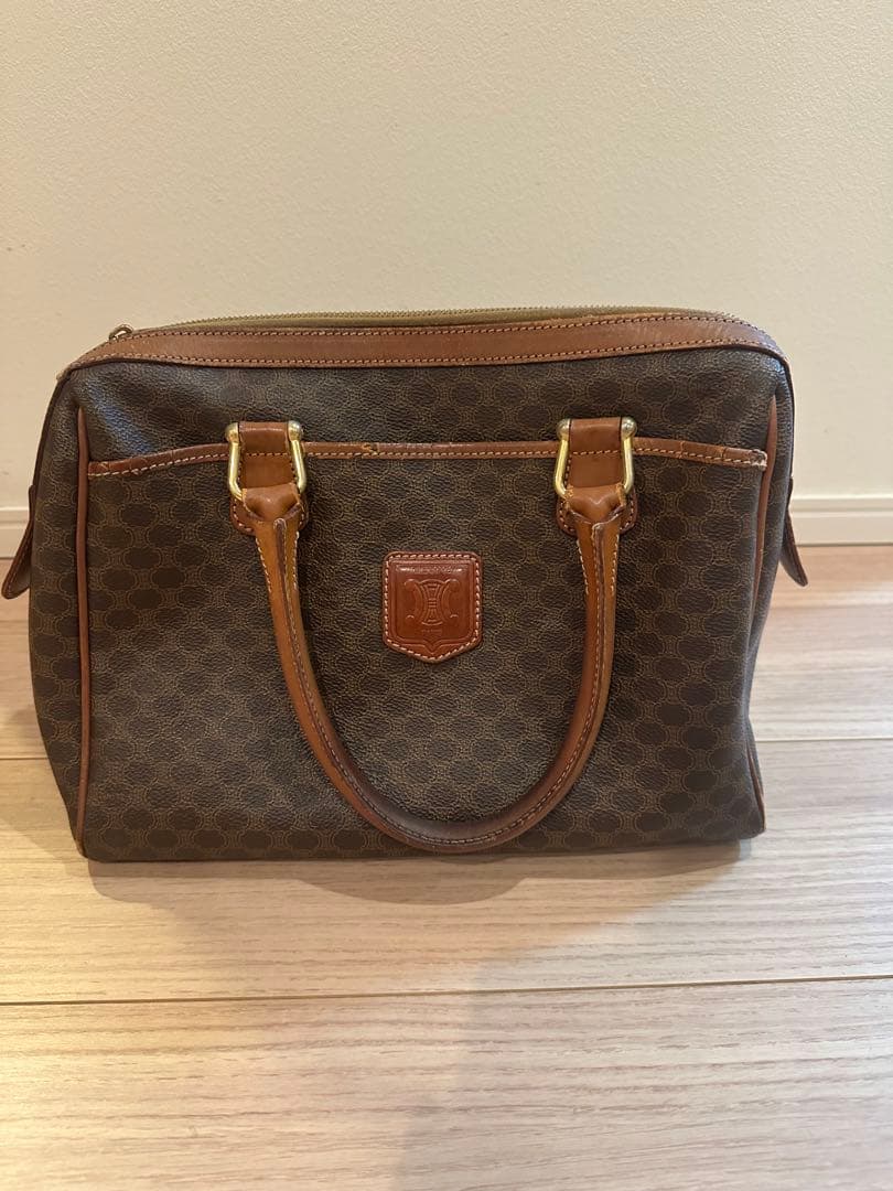 セリーヌ　ボストンバッグ　ヴィンテージ マカダム柄ミニボストンバッグ ヴィンテージ|セリーヌ CELINE - 【公式
