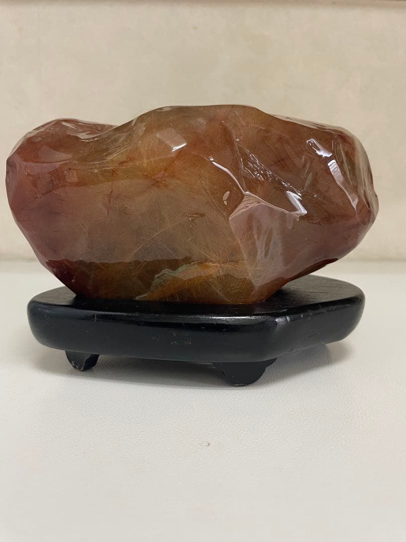 lnashin　特大　希少　1804g 針びっちり　ルチルクォーツ　磨き