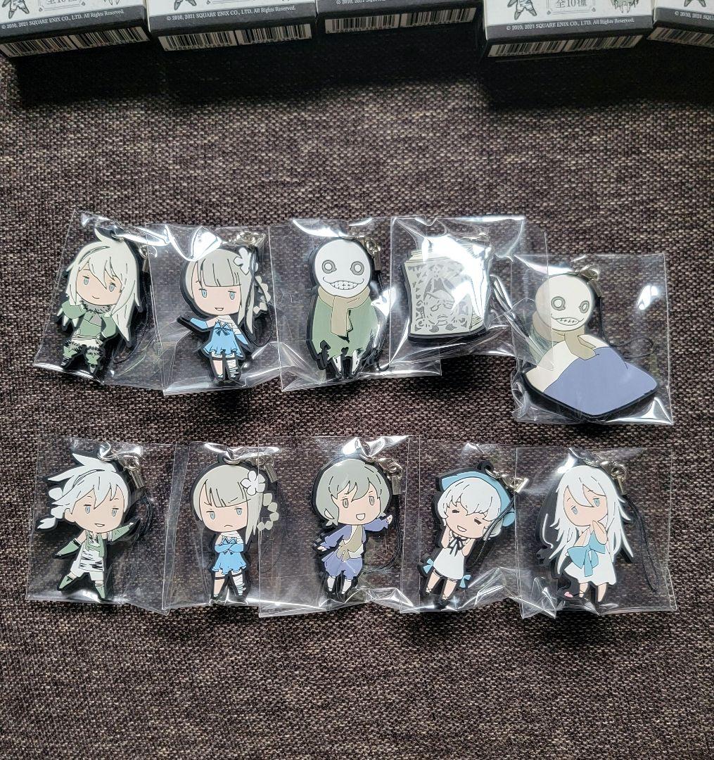 ニーアレプリカント ラバーストラップ NieR Series ラバーストラップコレクション ドット絵ver. Vol.1 9個