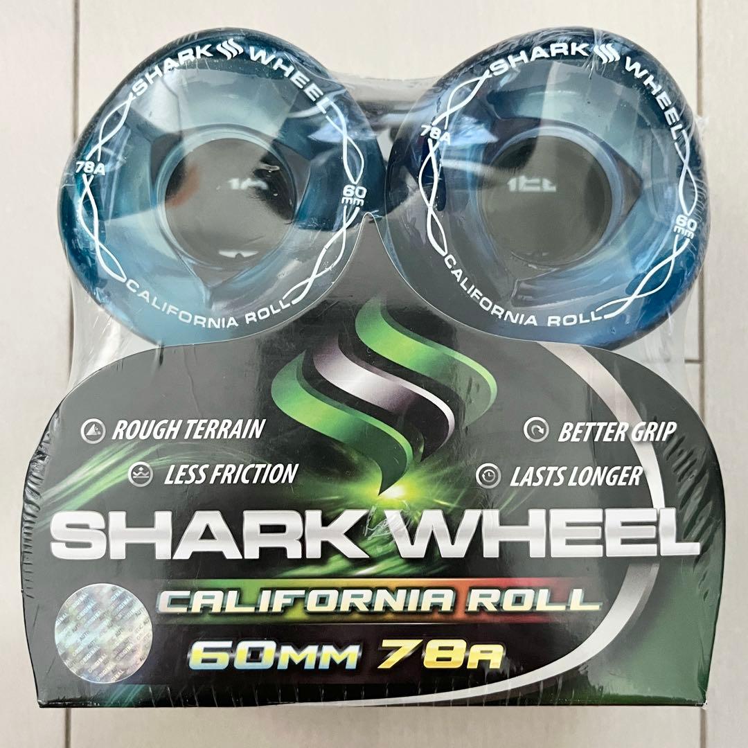 15☆新品 未開封☆ シャークウィール 60mm 78a クリアブルー Amazon | クルージング用 SHARK WHEEL SOFT WHEEL シャークウィール