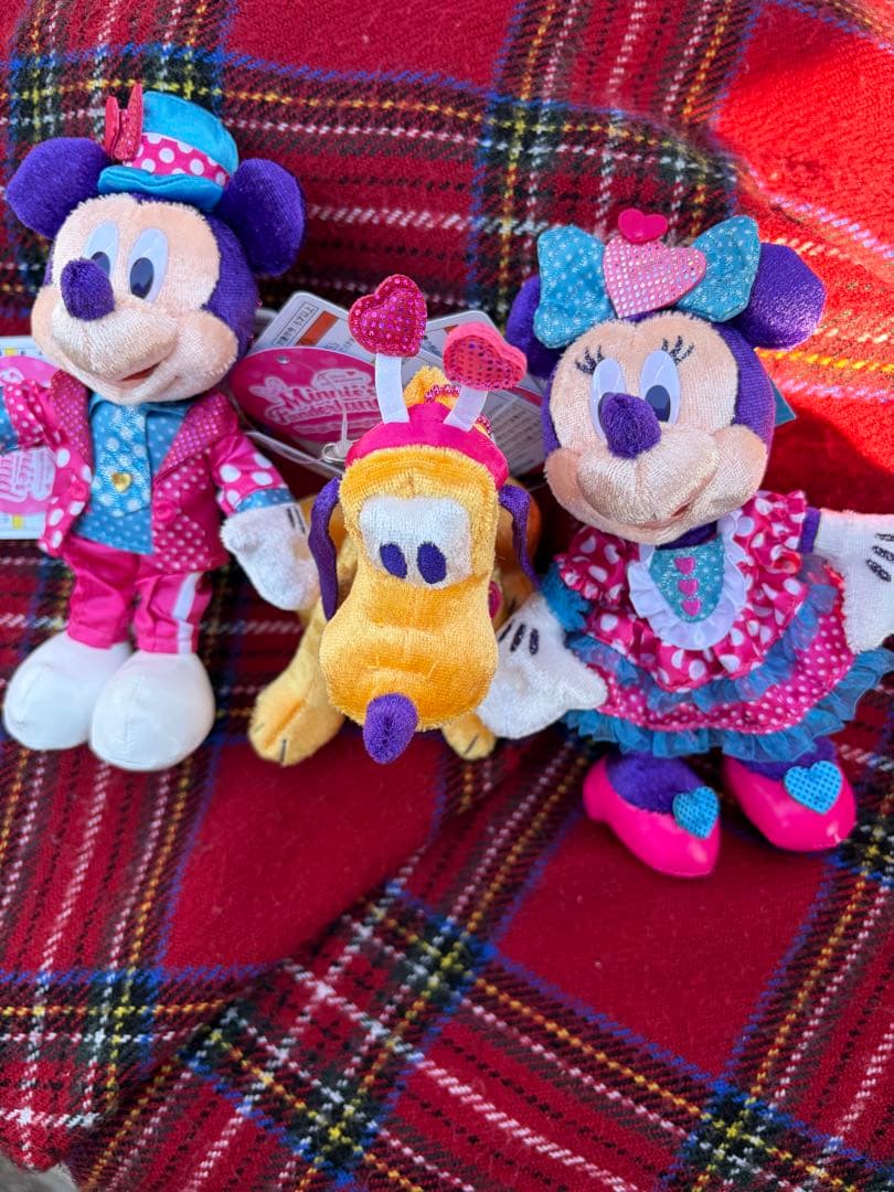 ミニーのファンダーランド　ぬいぐるみバッジ　3点セット