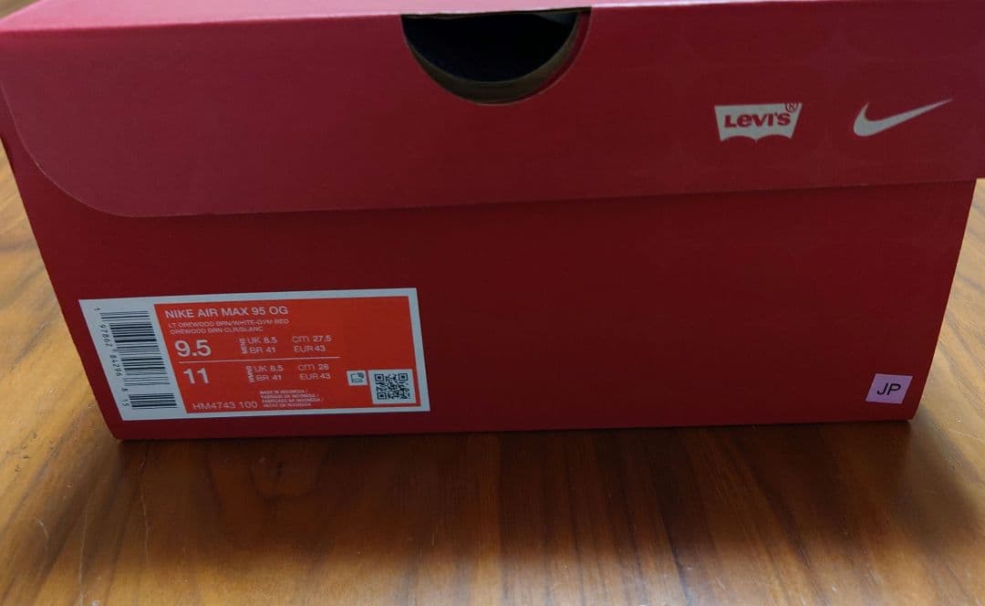 【27.5cm】 airmax 95 OG levi's