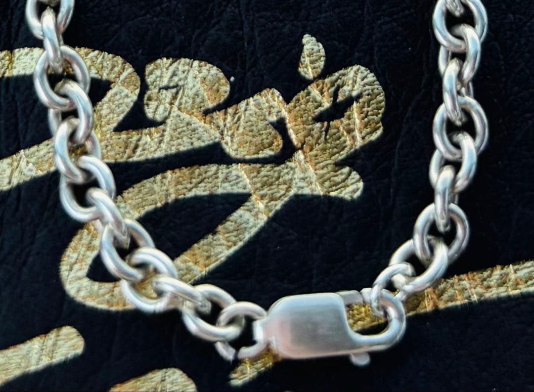 Saad/極太Silver あずきネックレスチェーン あずき シルバー925製チェーン 幅4.0mm｜全てのシルバーアクセサリー