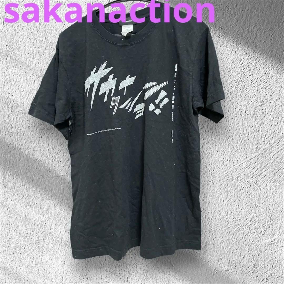 sakanaction】サカナクション Tシャツ Mブラック - メルカリ