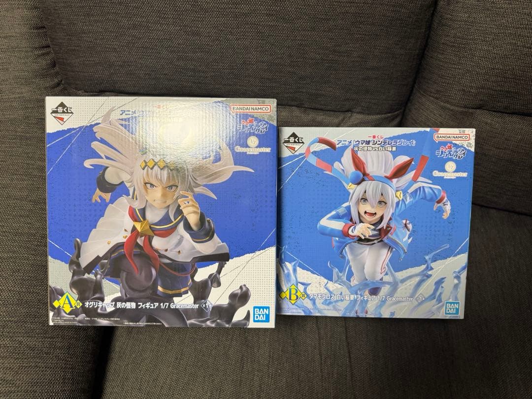 ウマ娘　一番くじ　A賞　B賞　オグリキャップ　タマモクロス　フィギュア 1回3,000円の「一番くじ ウマ娘 シンデレラグレイ」が迫力満点！最終