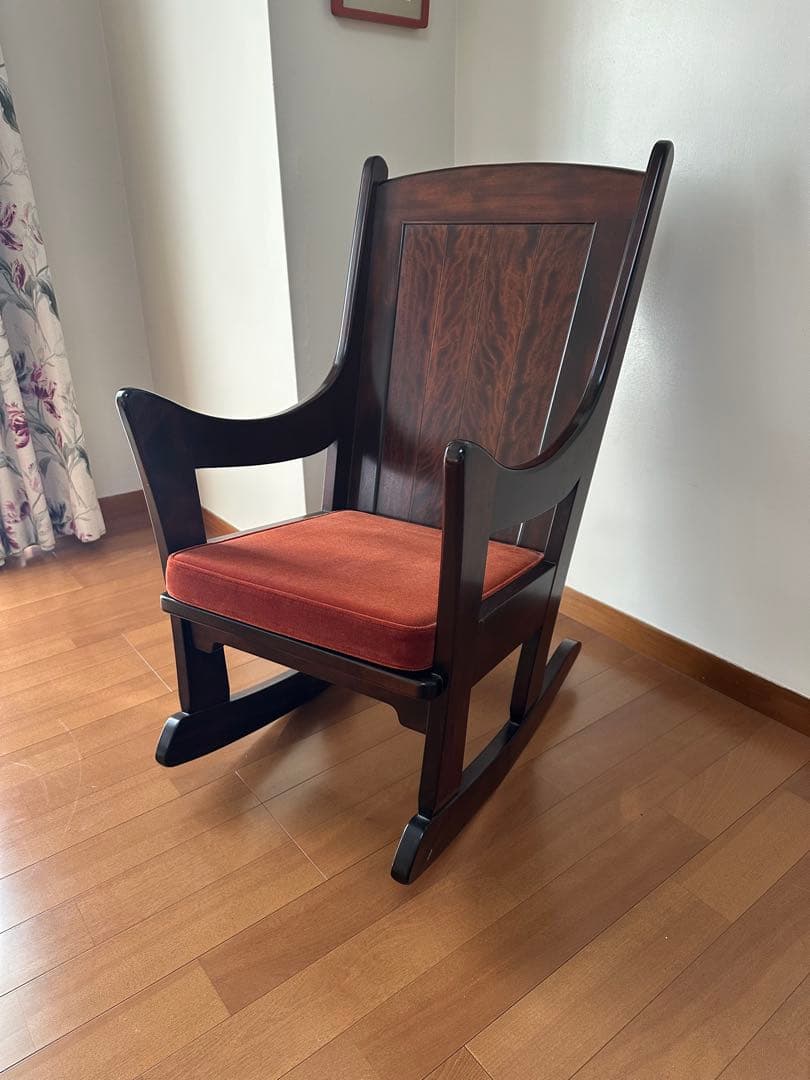 松本民芸家具　K型ロッキングチェア　シール作者名　美品　新品定価308,000円