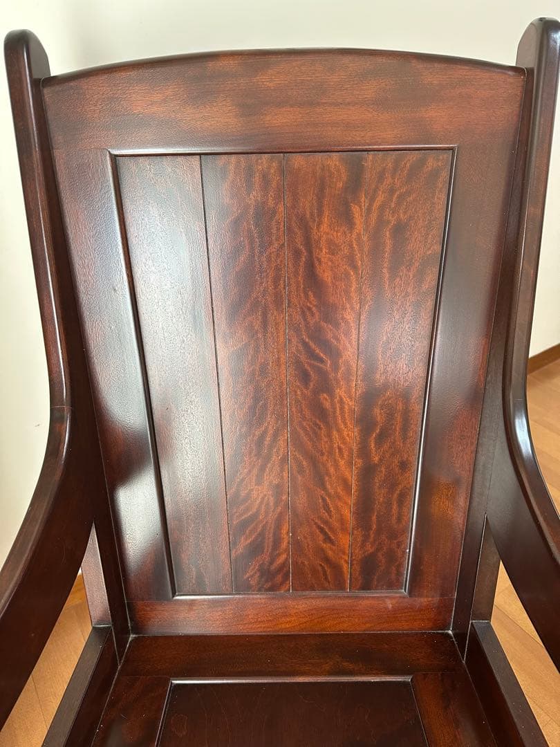 松本民芸家具 K型ロッキングチェア シール作者名 美品 新品定価308,000