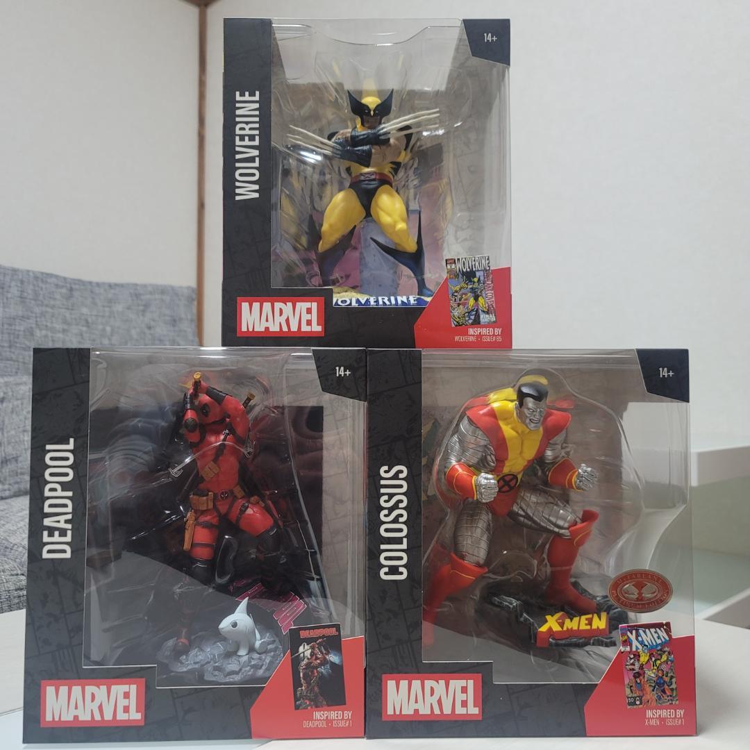 McFarlane マーベル ウルヴァリン デッドプール コロッサス 3体セット マーベル・レジェンズ デッドプール & ウルヴァリン 6種セット 【予約