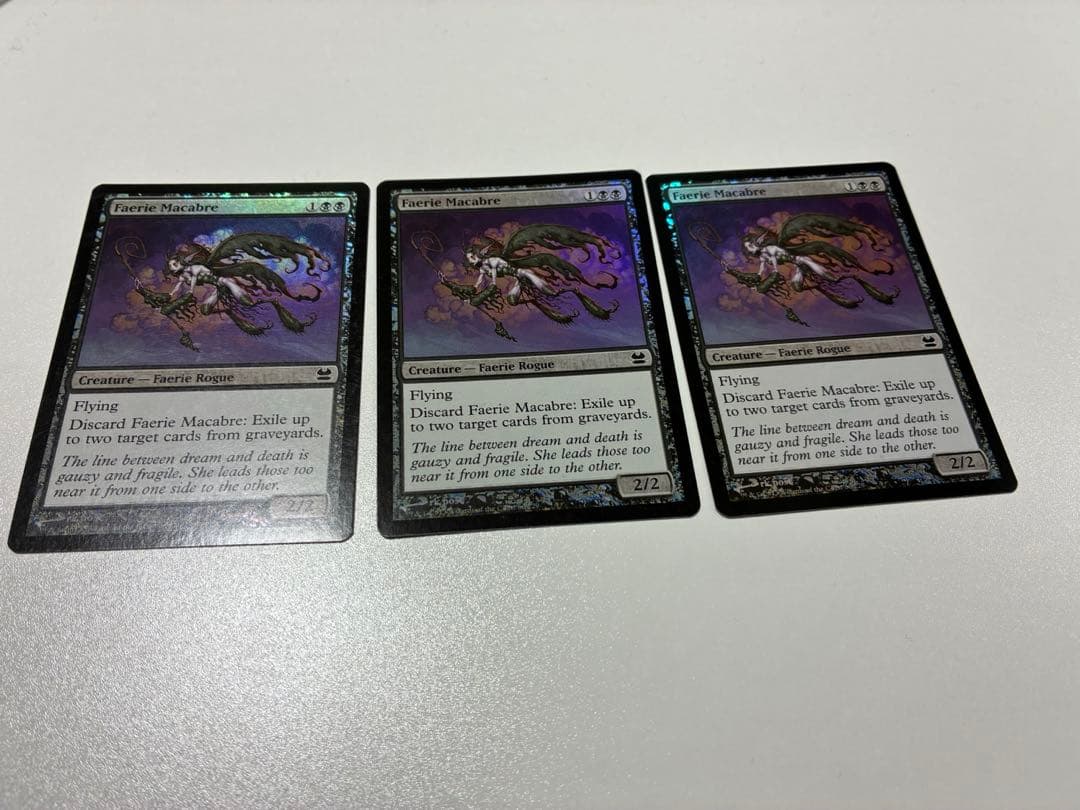 フェアリーの忌み者　foil 英語　3枚 フェアリーの忌み者/Faerie Macabre《英語》【Duel Decks: Anthology】