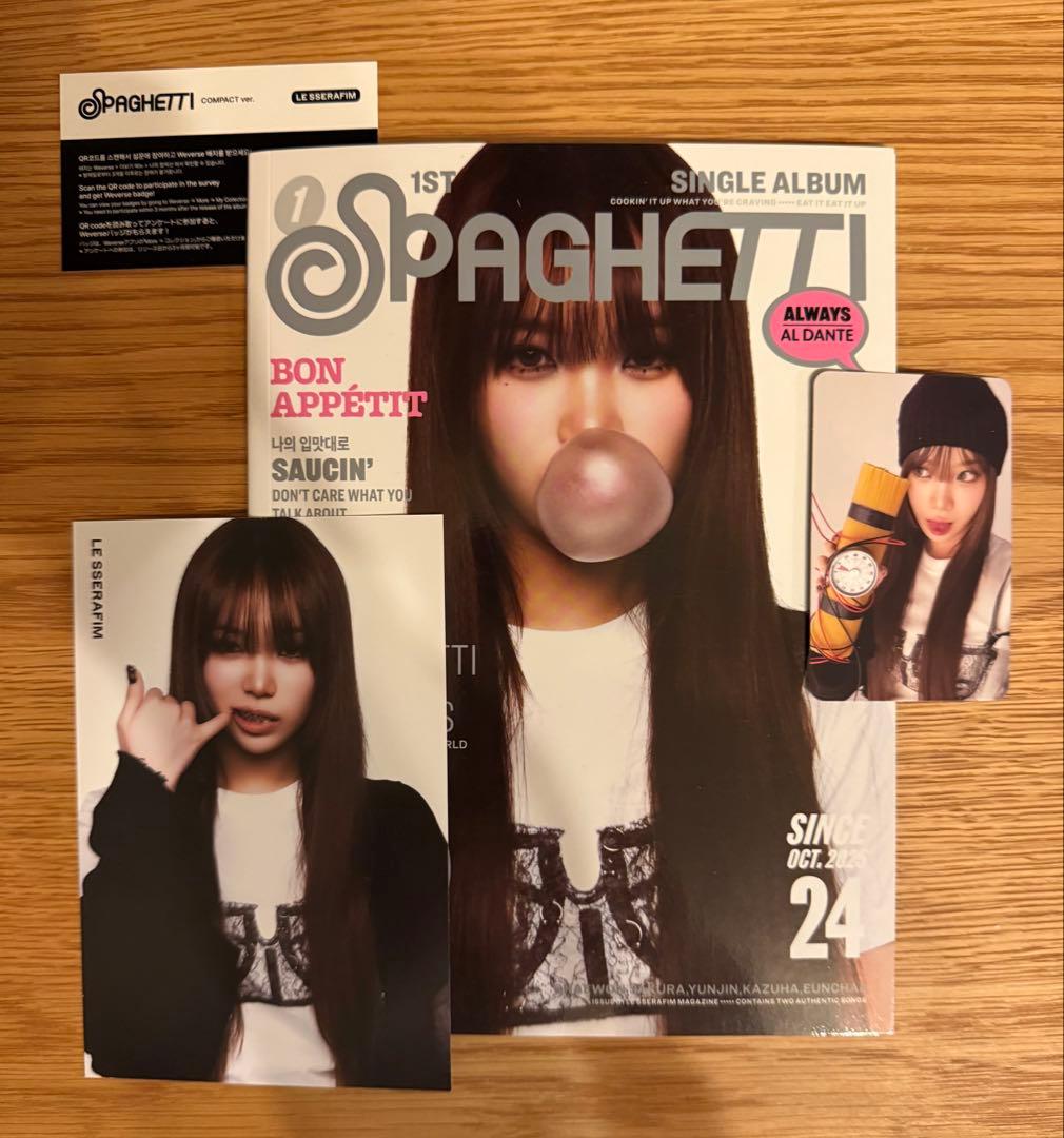 き*し様 Le Sserafim SPAGHETTI チェウォン トレカ付き 3 - メルカリ