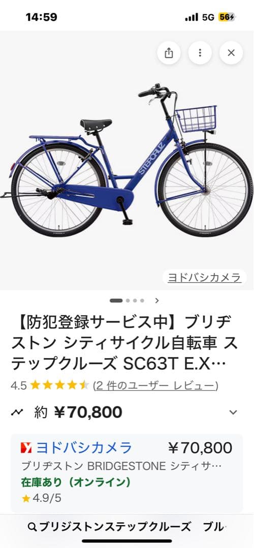 BRIDGESTONE ステップクルーズ
