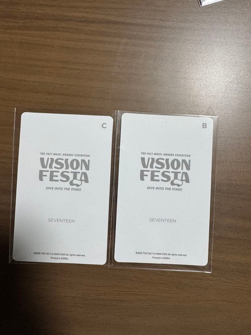 VISION FESTA SEVENTEEN ミンギュ mingyu 2枚セット - メルカリ