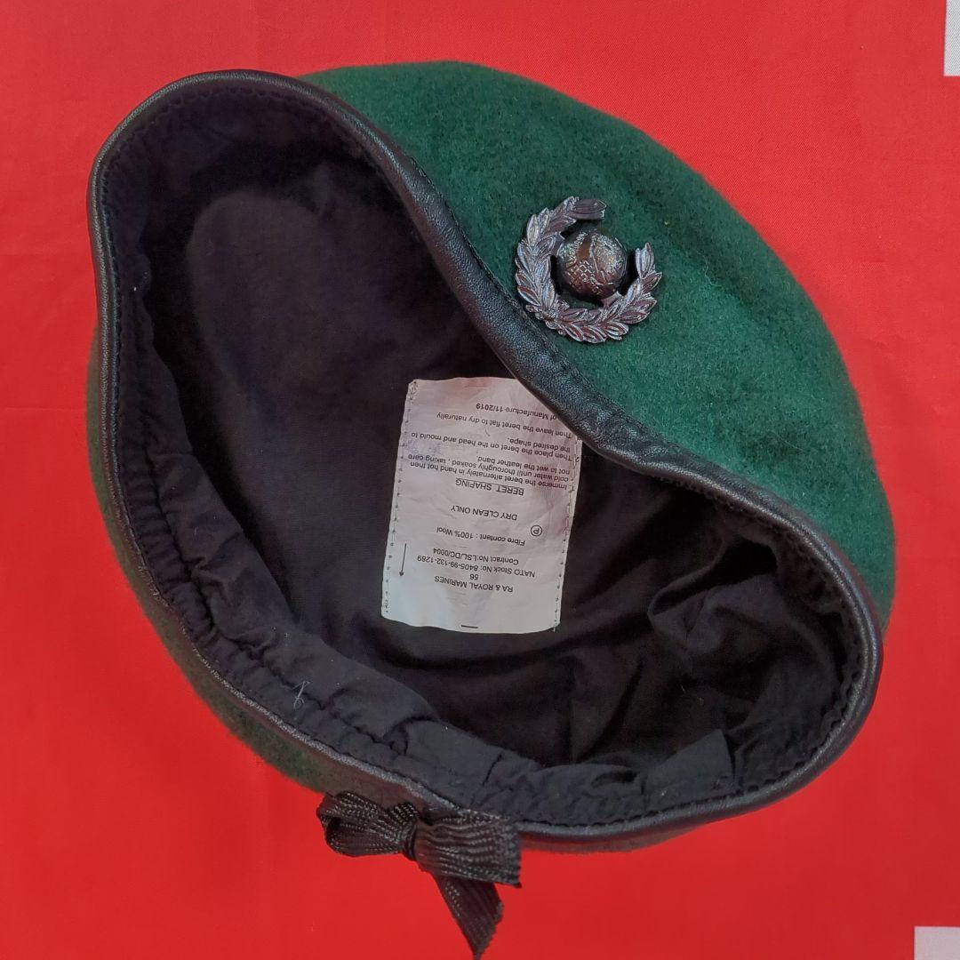 イギリス軍海兵隊 ベレー帽 RMショルダータイトルバッジ - メルカリ