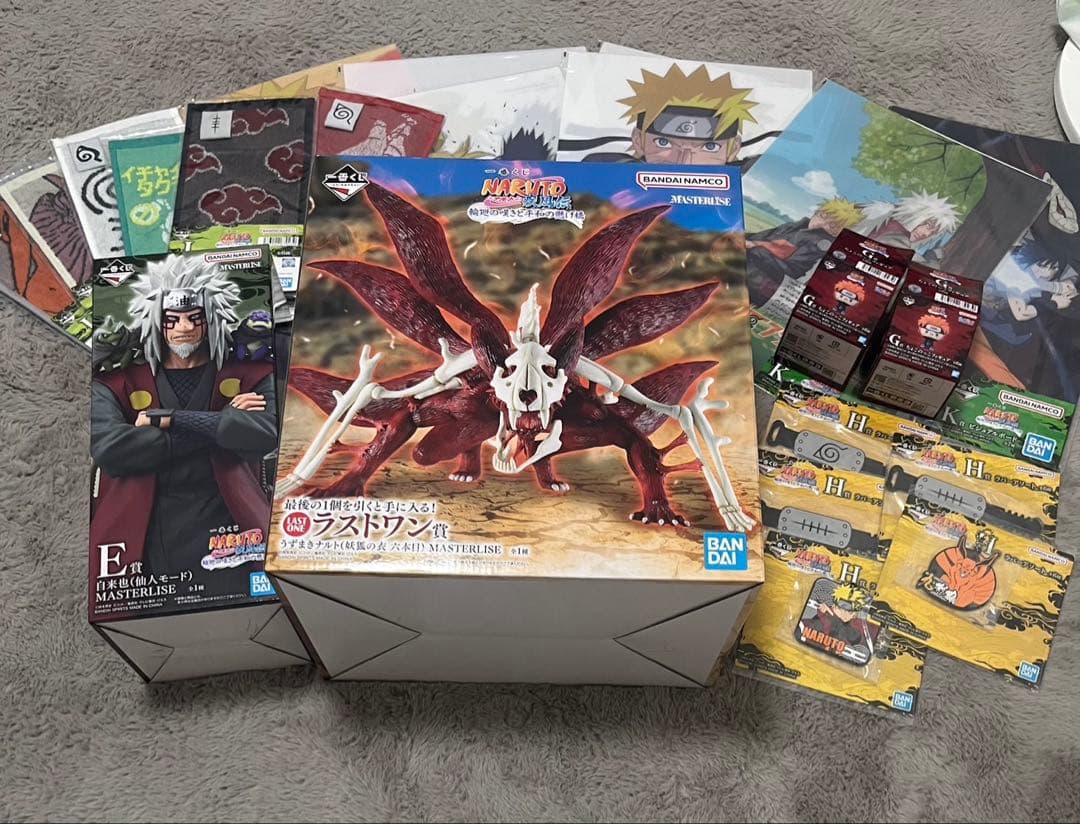一番くじ うずまきナルトラストワン賞 E賞 自来也MASTERLISE まとめ売