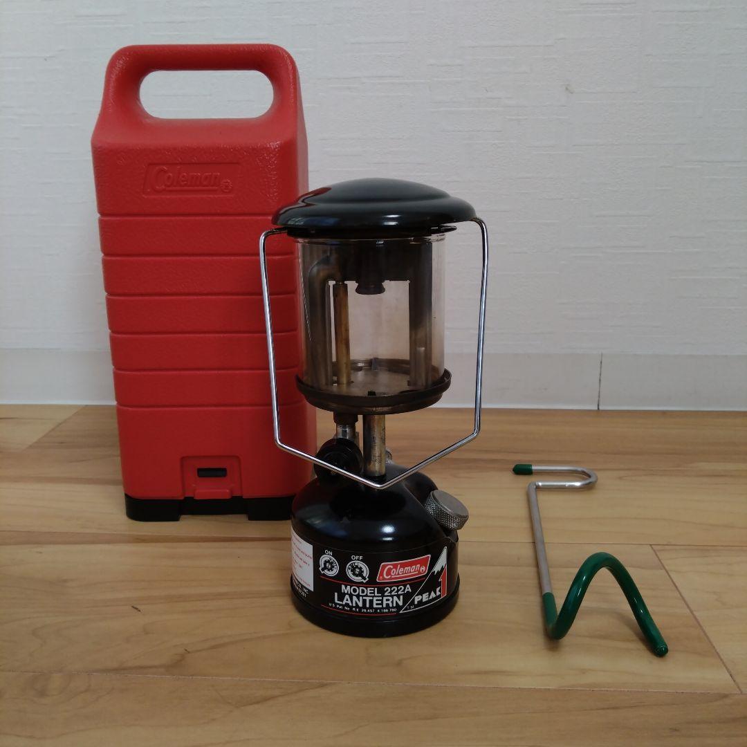 Coleman Peak1 222A ランタン カナダ製 コールマンピークワンランタンModel 222 カナダグリーン 80年2月製