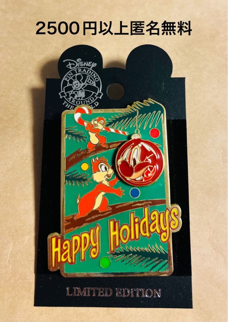 3447.昔の海外ディズニーランドアナハイムピン クリスマス チップとデール ビッグサンダー・マウンテン | ディズニーランド（アナハイム）のクチコミ