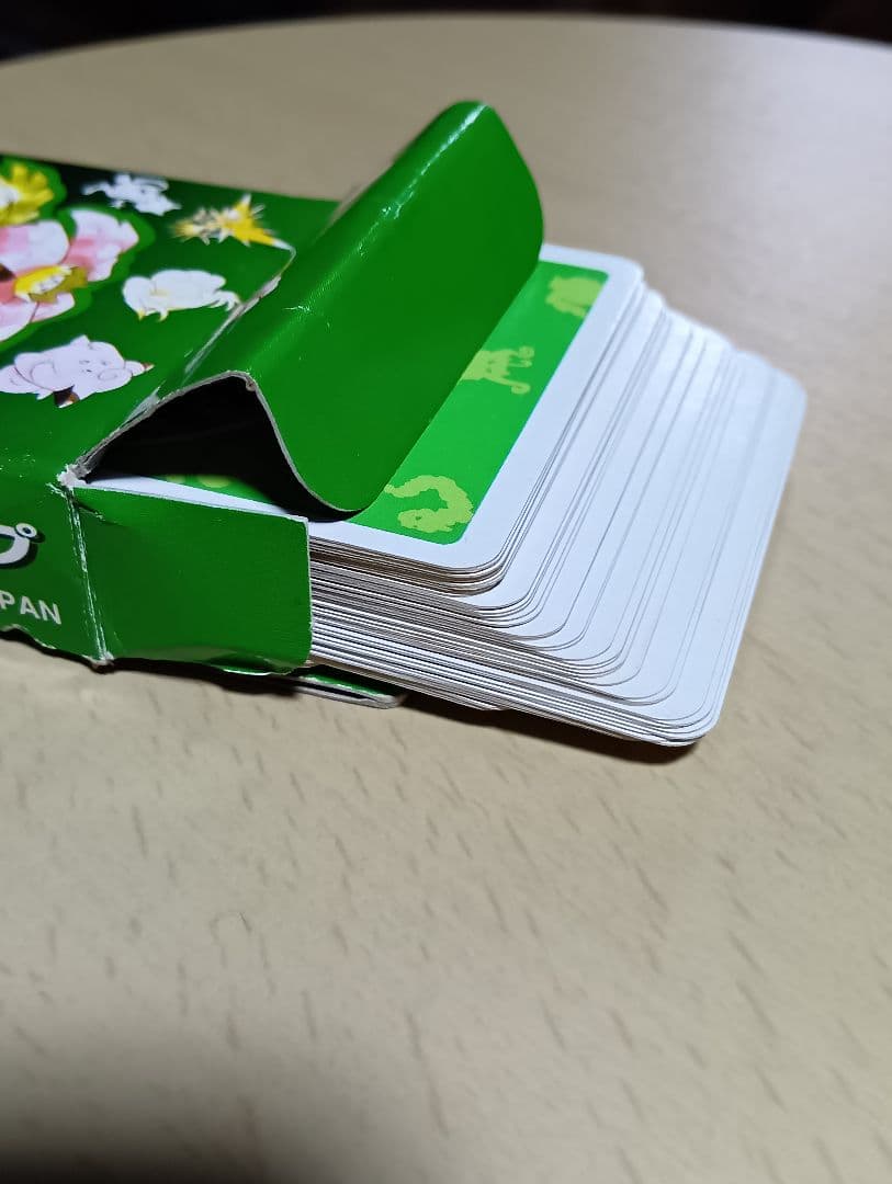 ポケモン トランプ 緑 初代 美品 (札54枚 ポケモン名簿入り 説明付