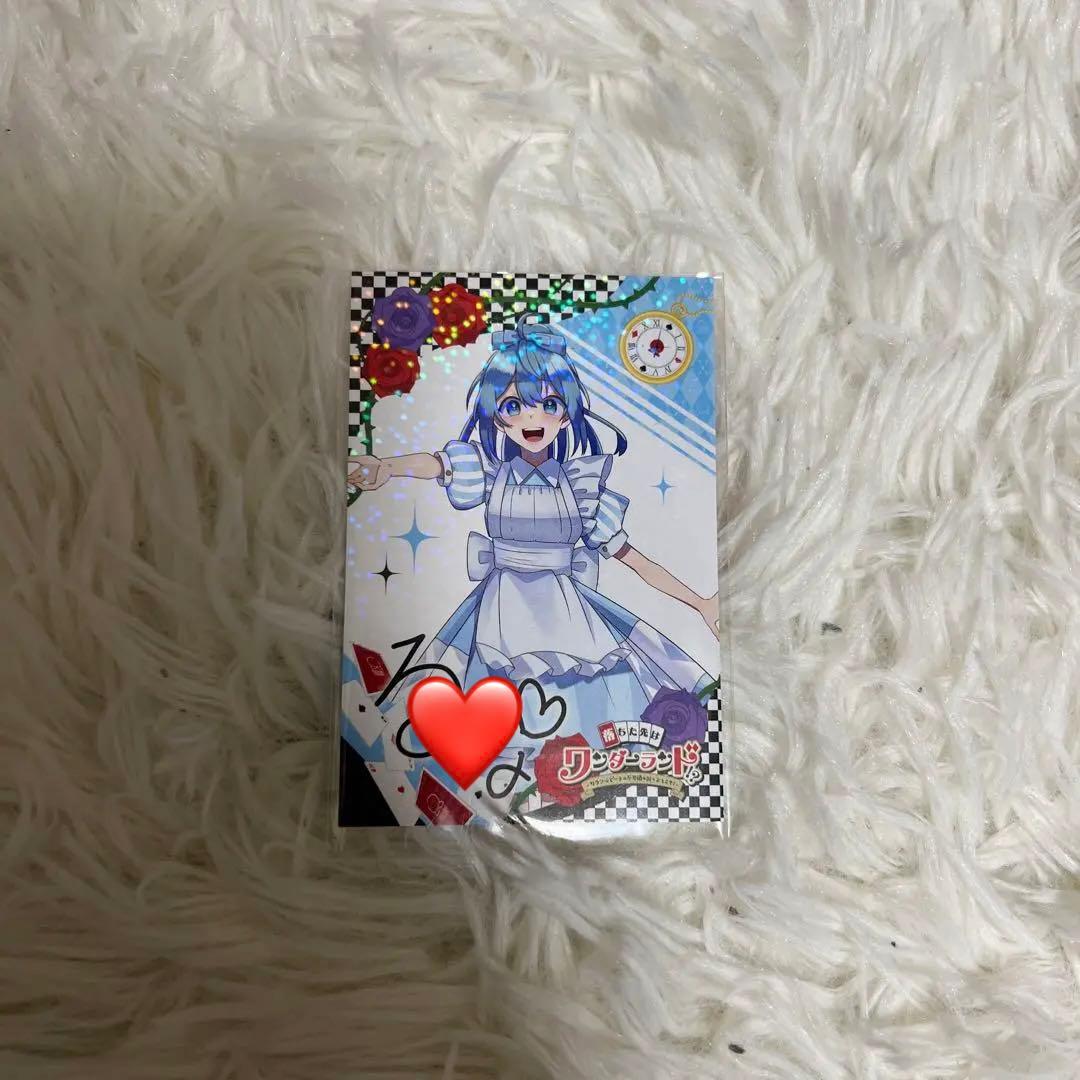 カラフルピーチ 落ちた先はワンダーランド るな トレカ 等身 サイン