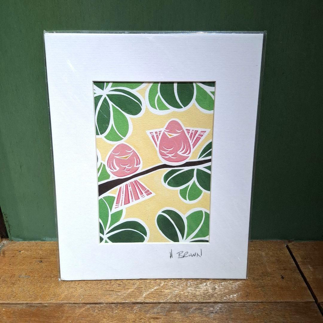 ヘザーブラウン 小鳥