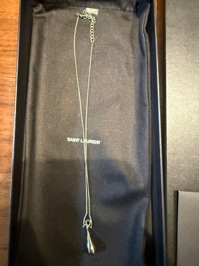 SAINT LAURENT ドロップチャーム　ネックレス