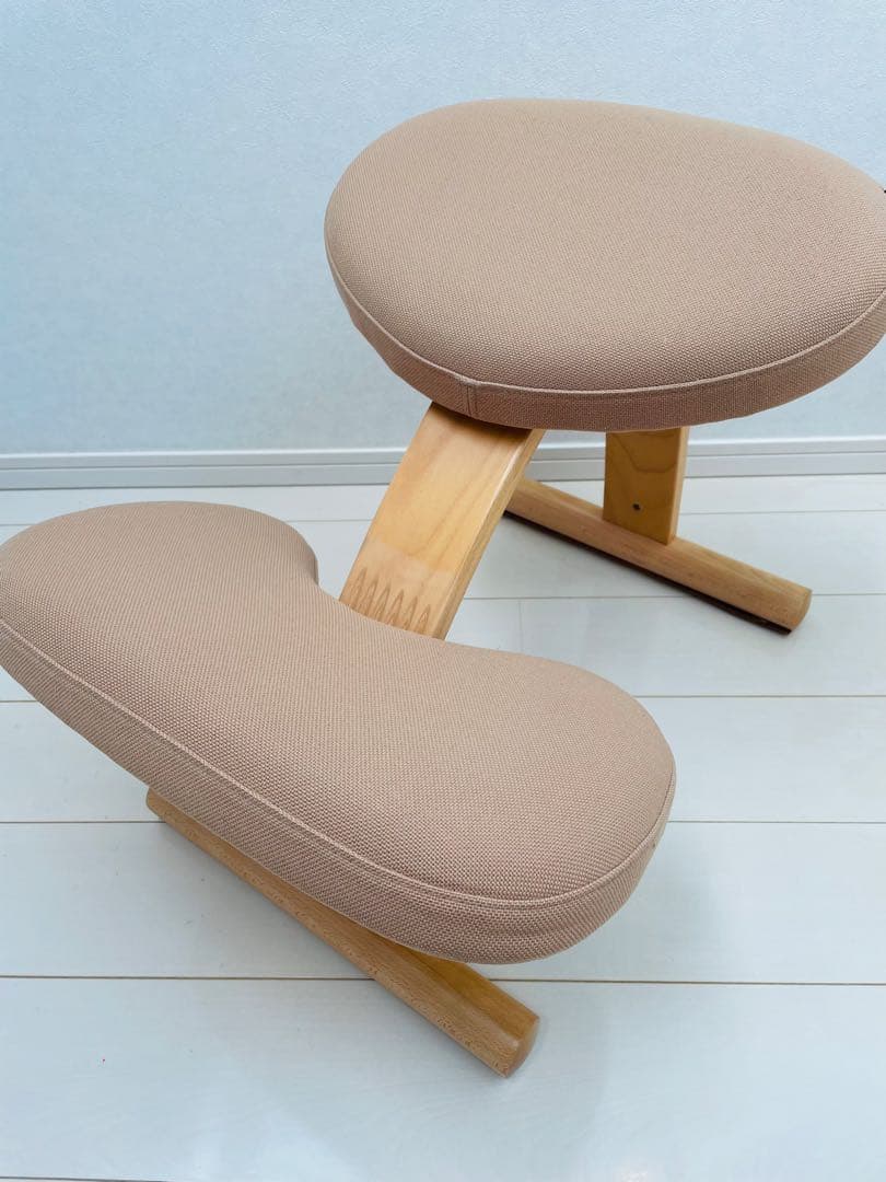 バランスラボ　バランスイージー　チェア　ベージュ⭐︎無料専用カバー付き