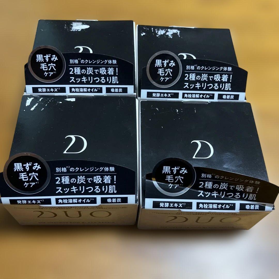 【外箱傷み】DUO デュオ ザ クレンジングバーム ブラックリペア 90g×4個